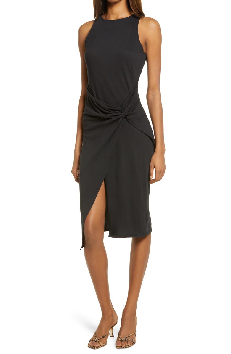Chelsea28 Sleeveless Twist Detail Dress, Main, color,