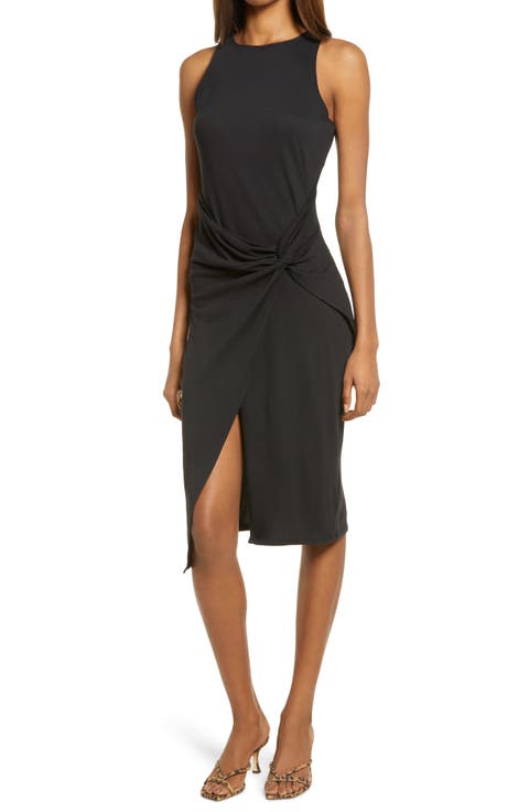 Sleeveless Twist Detail Dress