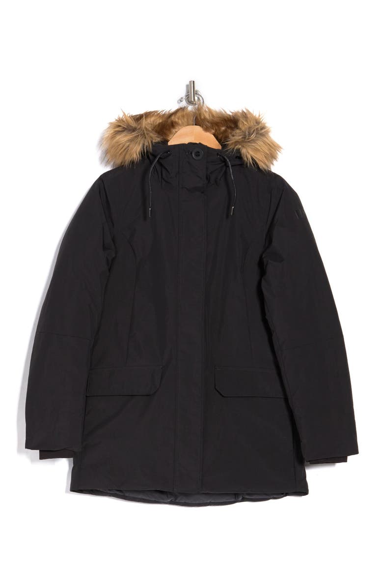Helly Hansen Classic Faux Fur Trim Hooded Insulated Parka, Alternate, color,