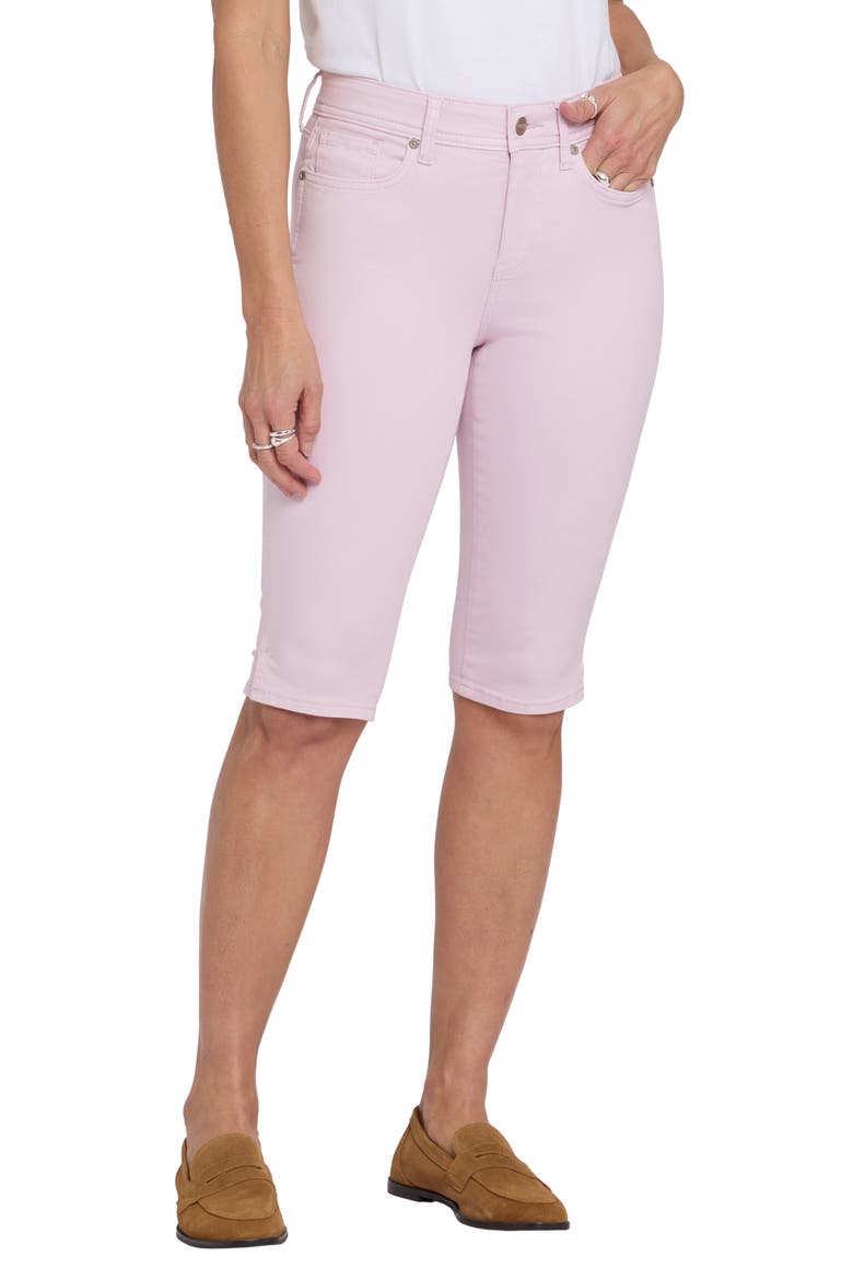 Sophie Side Slit Bike Capri Jeans, Main, color, LIGHT LILAC