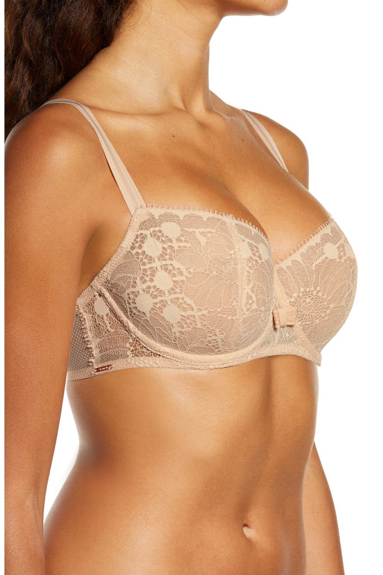 Day to Night Underwire Demi Bra, Alternate, color, NUDE BLUSH