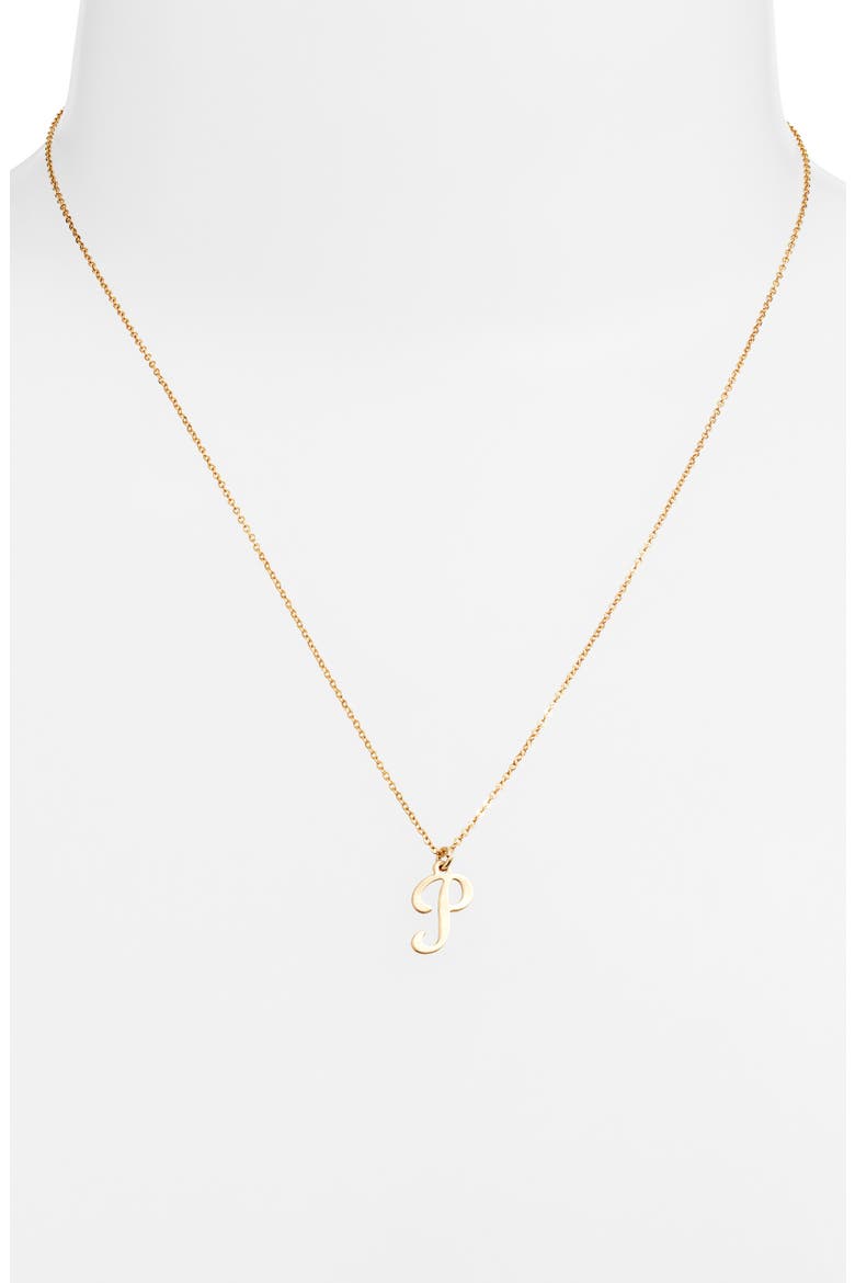 Gianna Initial Pendant Necklace, Alternate, color, GOLD / P