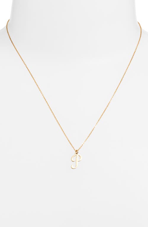 Set & Stones Gianna Initial Pendant Necklace In Gold/p
