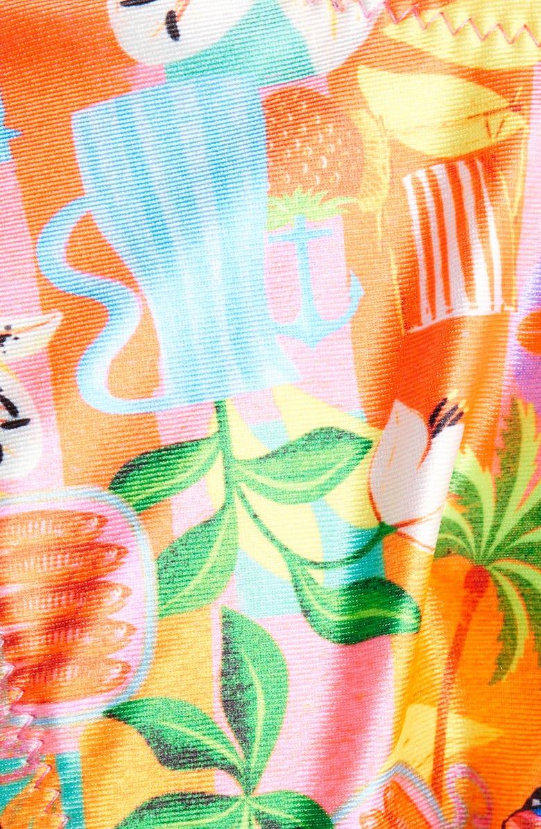 Kulani Kinis Ring Side Tie Bikini Bottoms, Alternate, color, Havana Haven