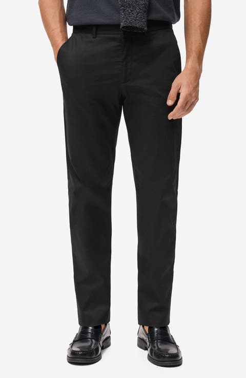 Dublino Slim Fit Flat Front Stretch Stretch Chinos