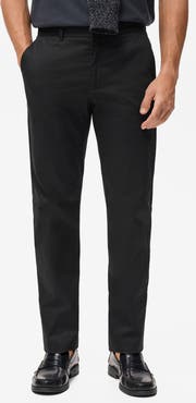 MANGO Dublino Slim Fit Flat Front Stretch Stretch Chinos