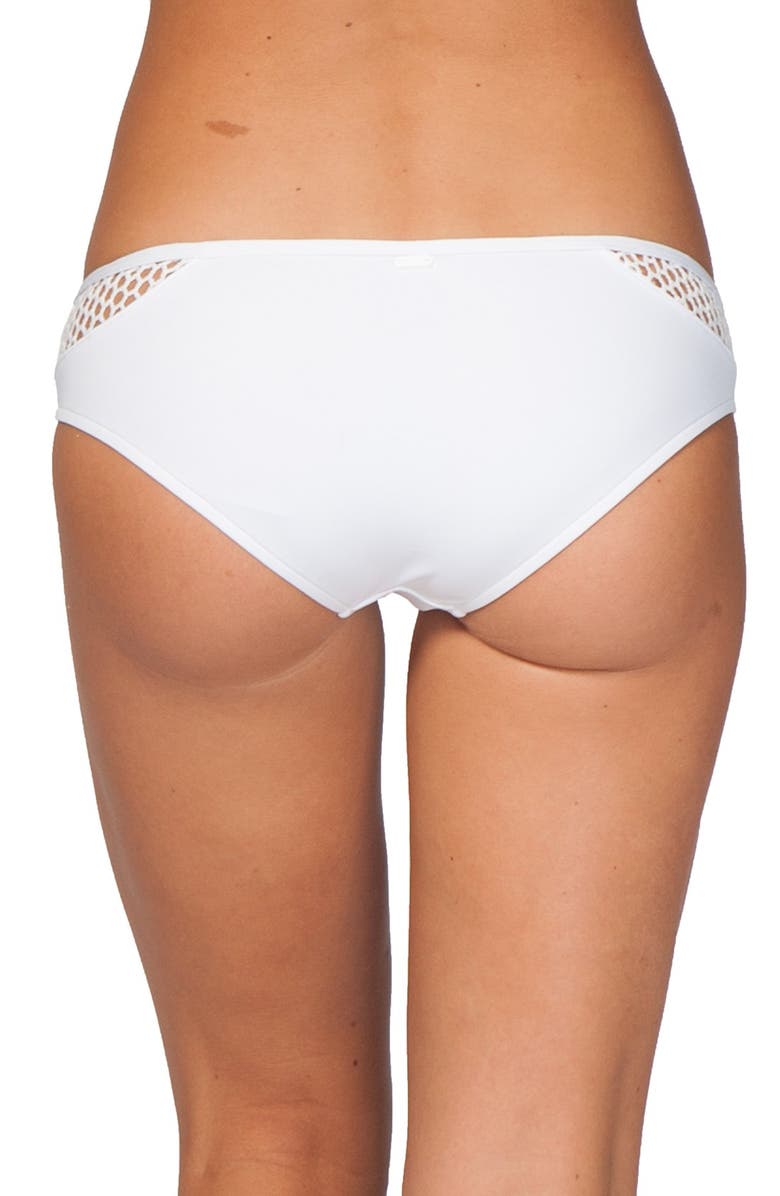 Rip Curl 'Prism' Hipster Bikini Bottoms, Alternate, color, White