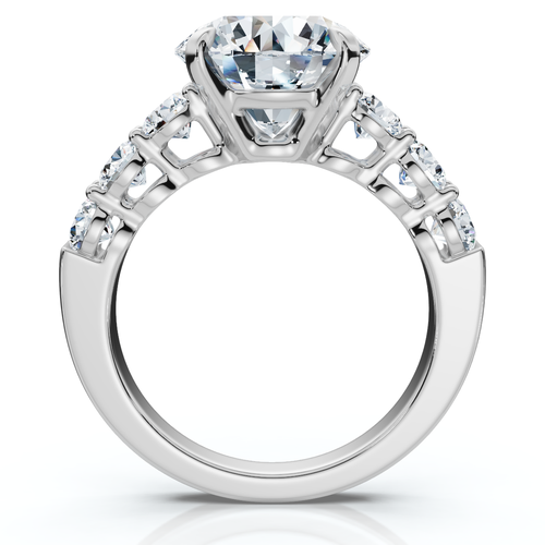 Bliss Diamond Certified 5ct Diamond Engagement Ring 14k Gold Or Platinum Lab Grown In Platinum