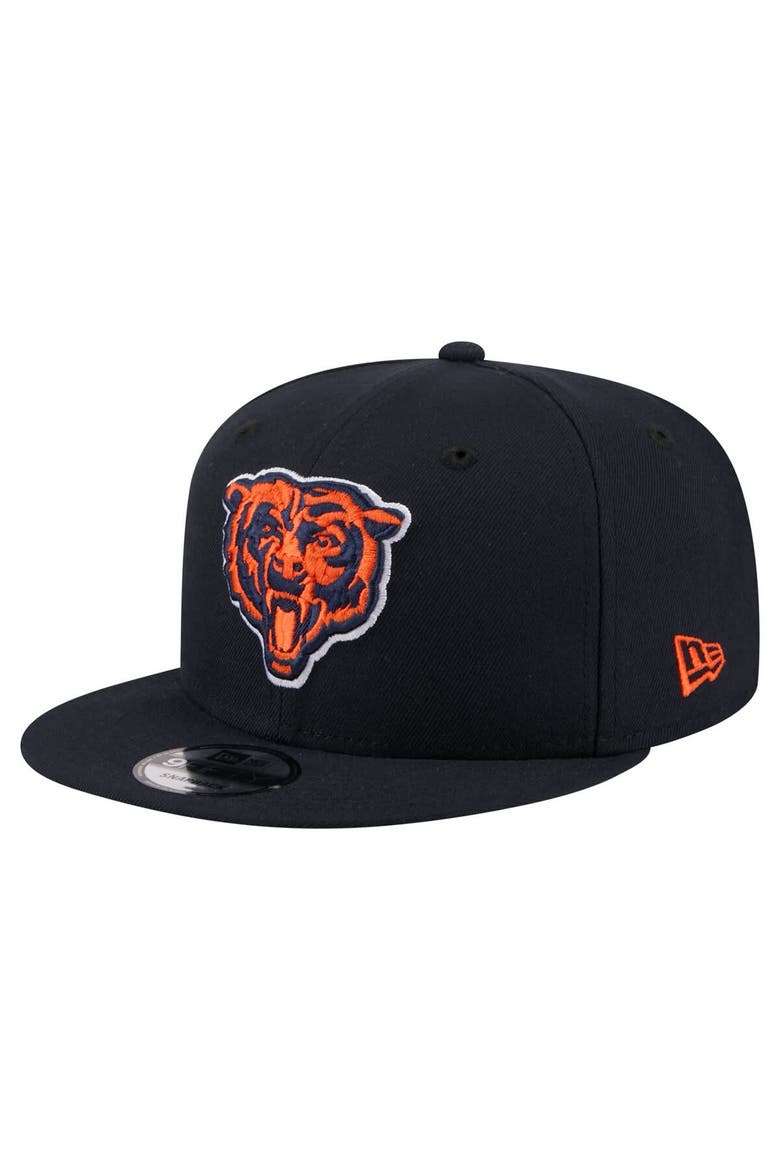 Men's New Era  Navy Chicago Bears 9FIFTY Snapback Hat, Main, color, Navy