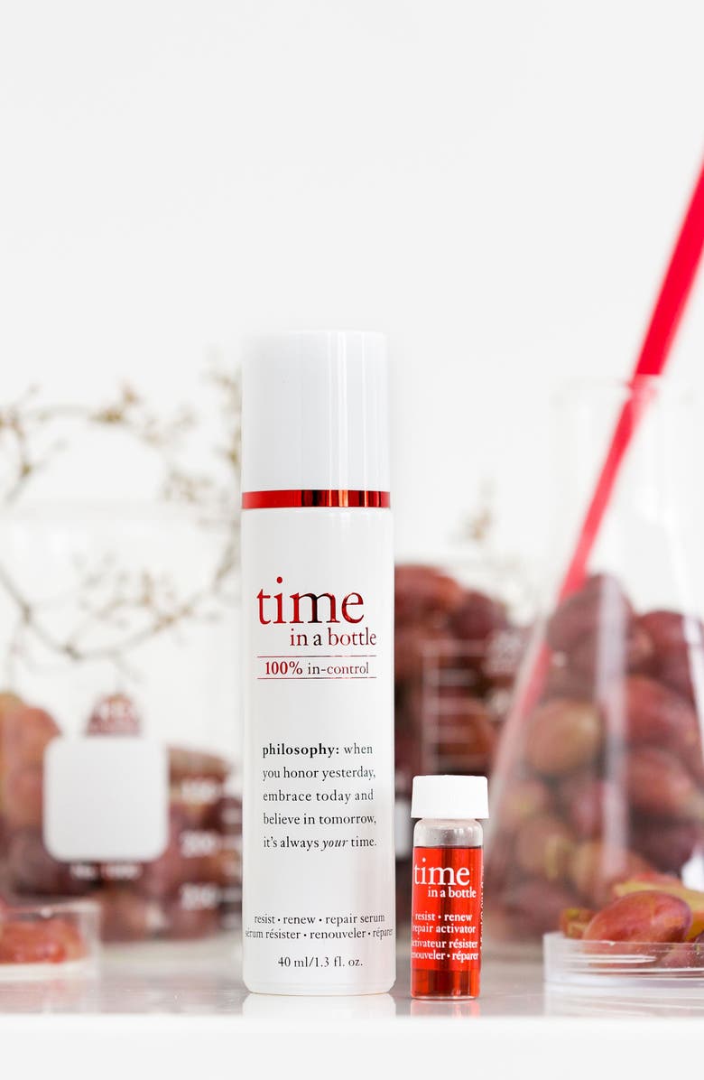 philosophy time in a bottle face serum, Alternate, color,