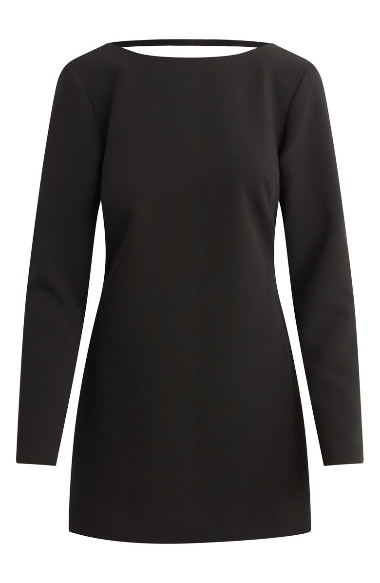 Favorite Daughter Meet Cute Long Sleeve Minidress, Alternate, color, Black