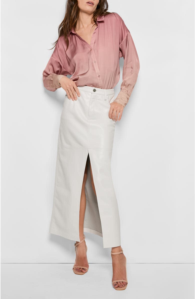 AS by DF Tramonto Blouse, Alternate, color, Mauve