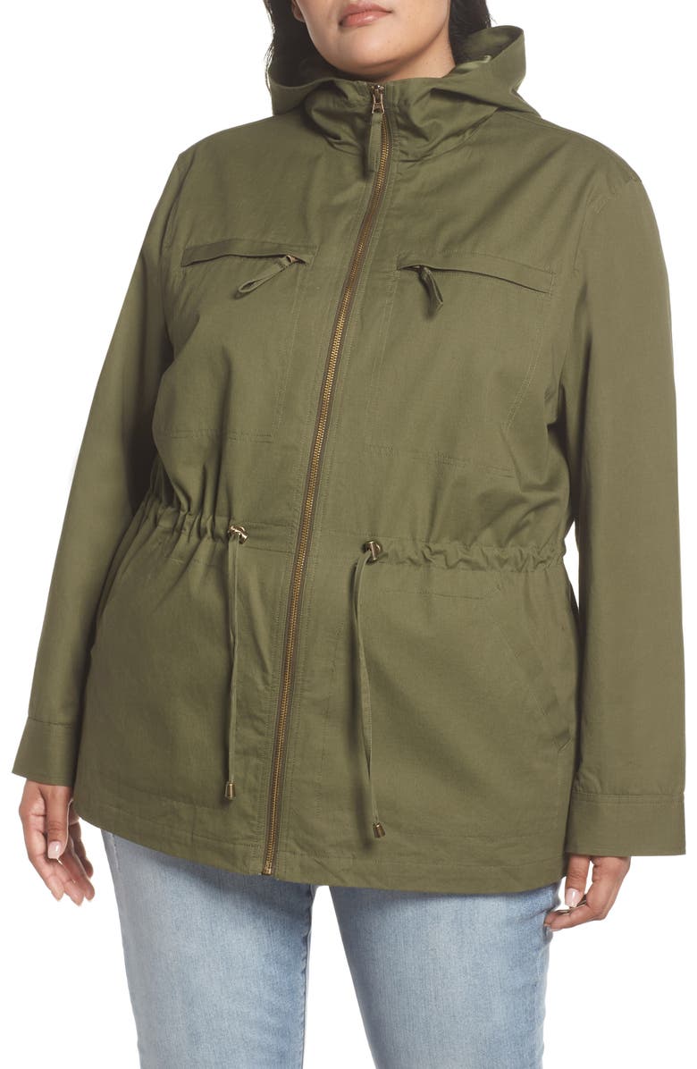 Halogen<sup>®</sup> Zip Front Field Jacket, Alternate, color, 