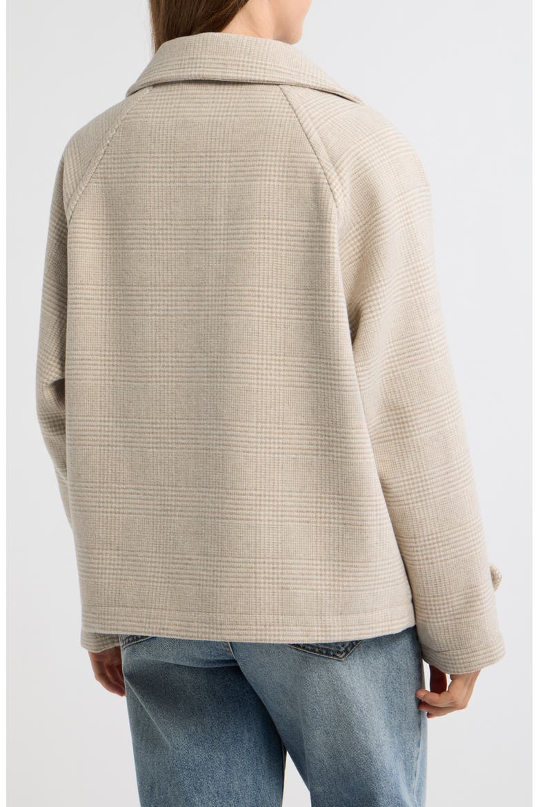 Plaid Wool Blend Jacket, Alternate, color, TAN CLASSIC PLAID