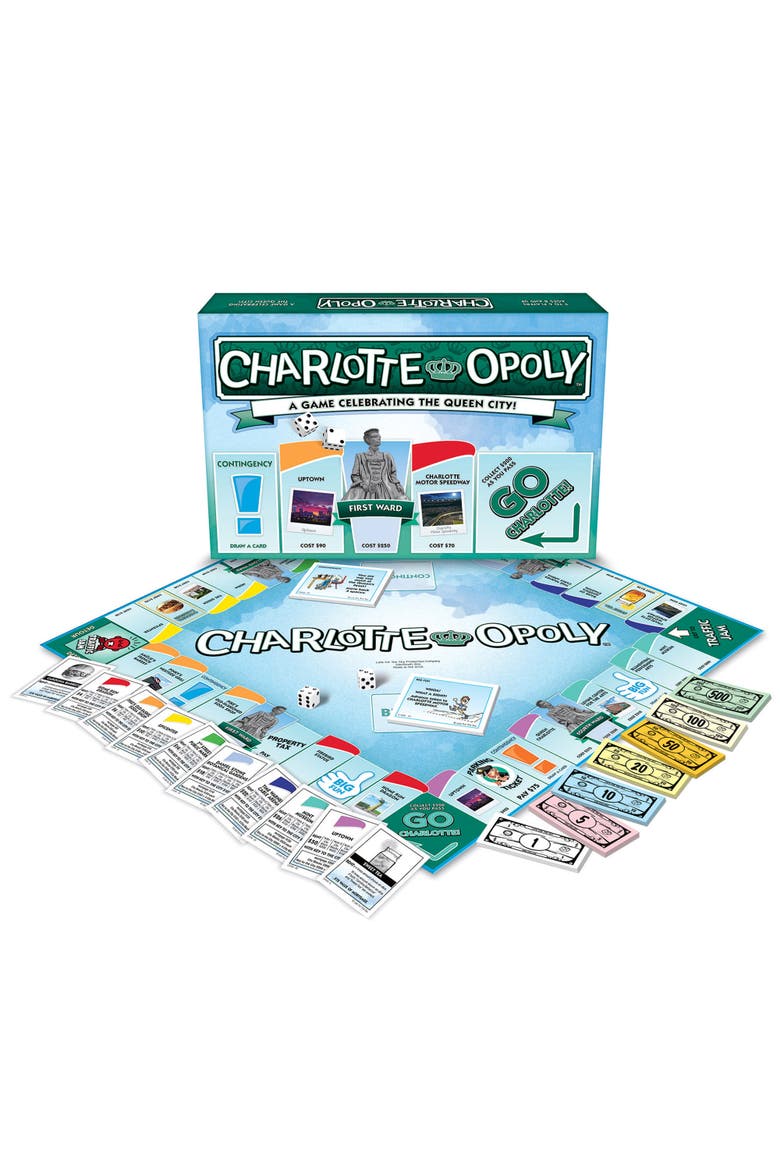 Charlotteopoly Monopoly Board Game, Alternate, color, Multicolored
