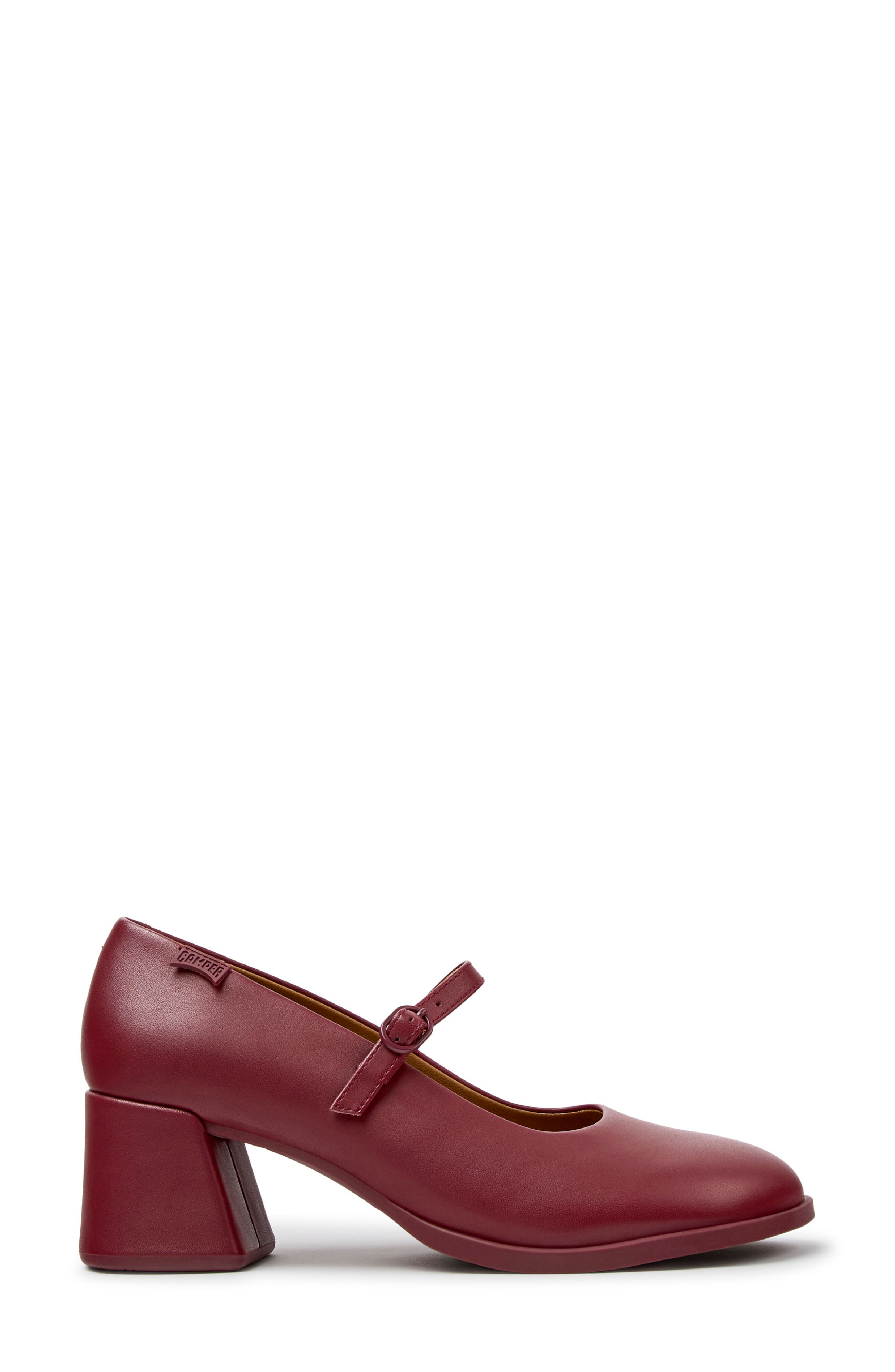 Kora Leather Mary Jane, Alternate, color, BURGUNDY