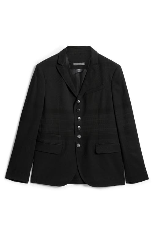 John Varvatos Gerry Textured Slim Fit Jacket In Black