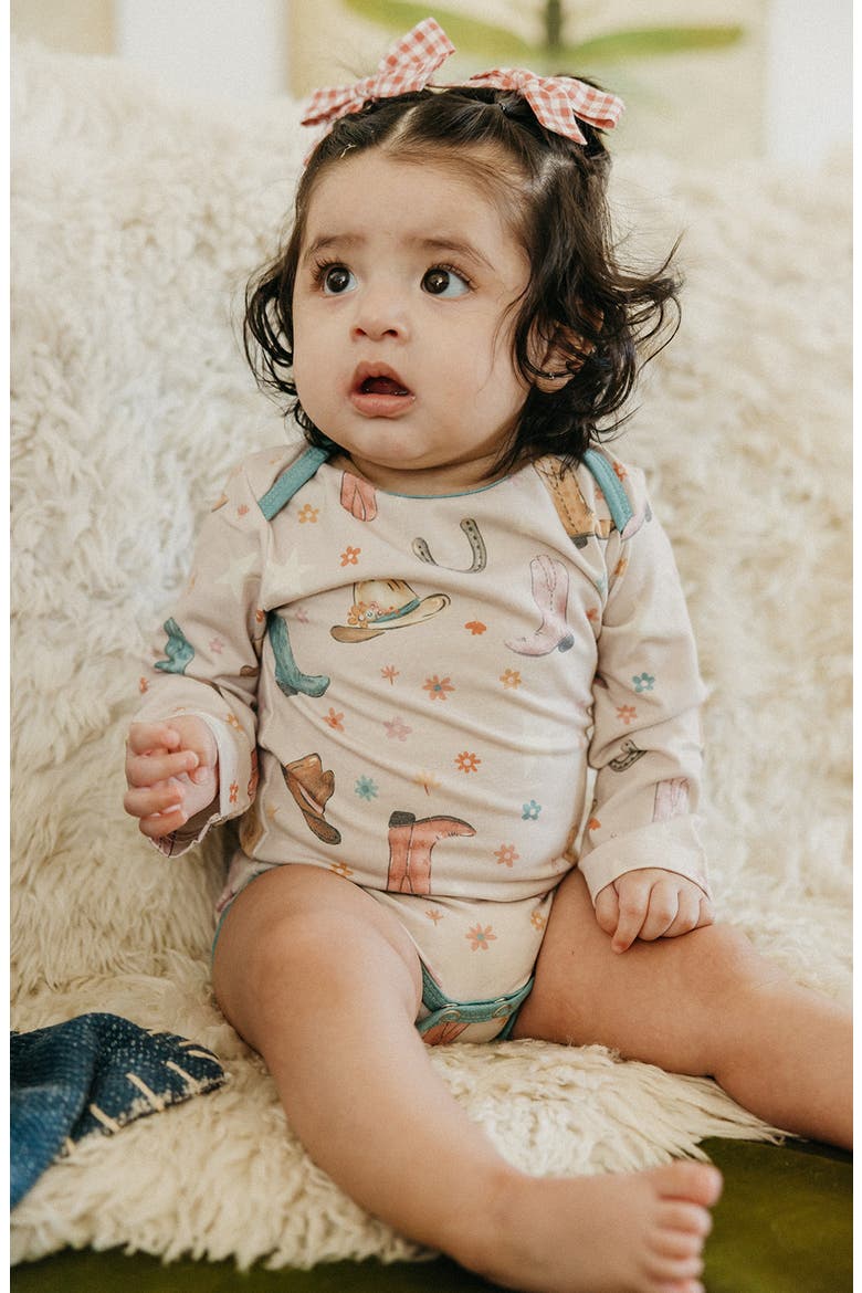 Cheyenne Long Sleeve Bodysuit, Alternate, color, CHEYENNE