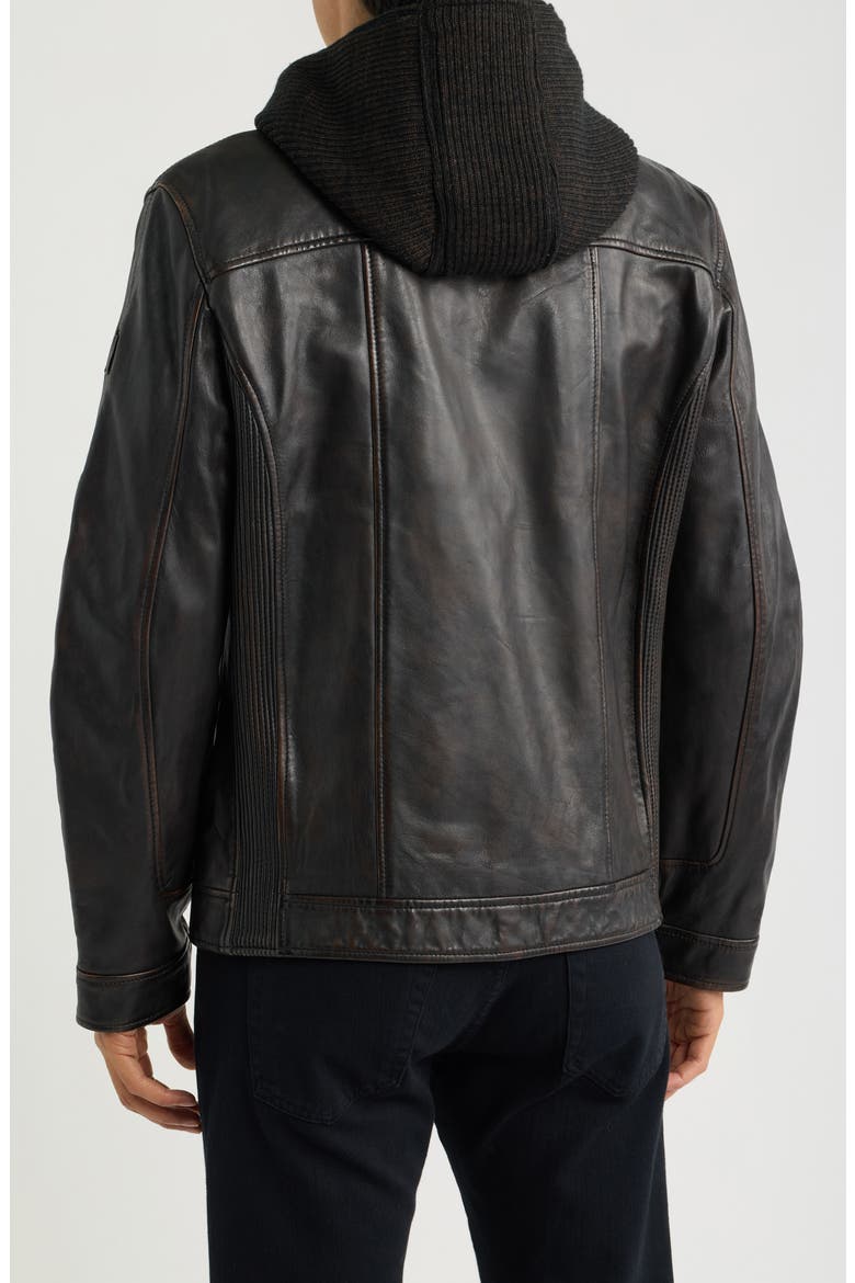 Chonky UF Leather Jacket, Alternate, color, VINTAGE BLACK