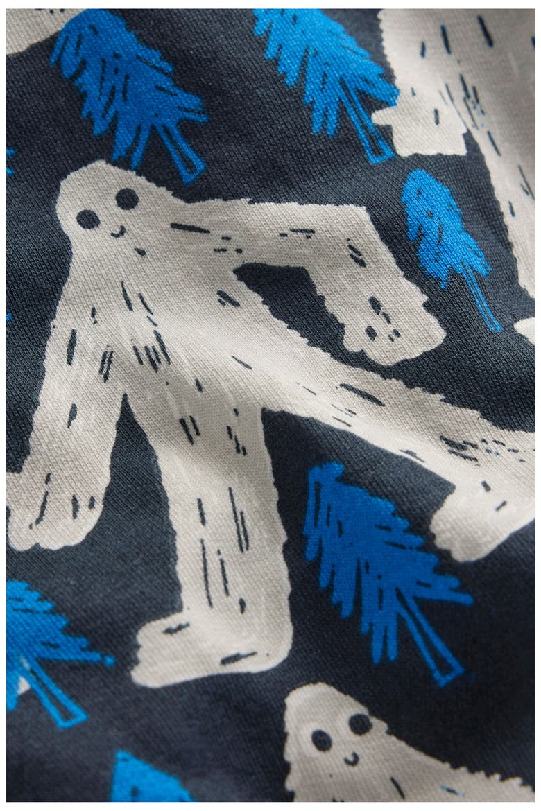 Kids' Yeti Print Crewneck Sweatshirt, Alternate, color, KINGFISHER BLUE YETI