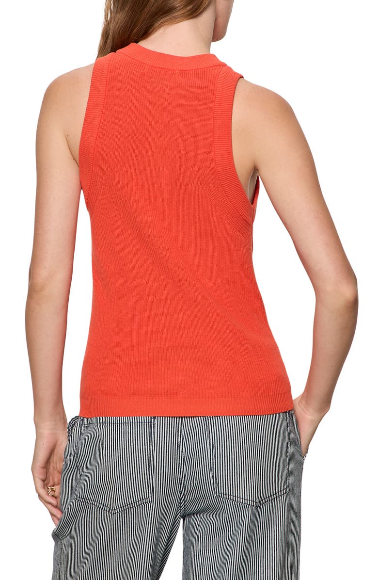 Sanctuary In the Mix Cotton Sweater Tank, Alternate, color, Hibiscus Orange