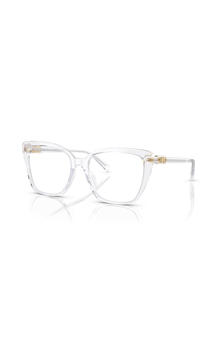Michael Kors 55mm Square optical glasses, Main, color, Transparent