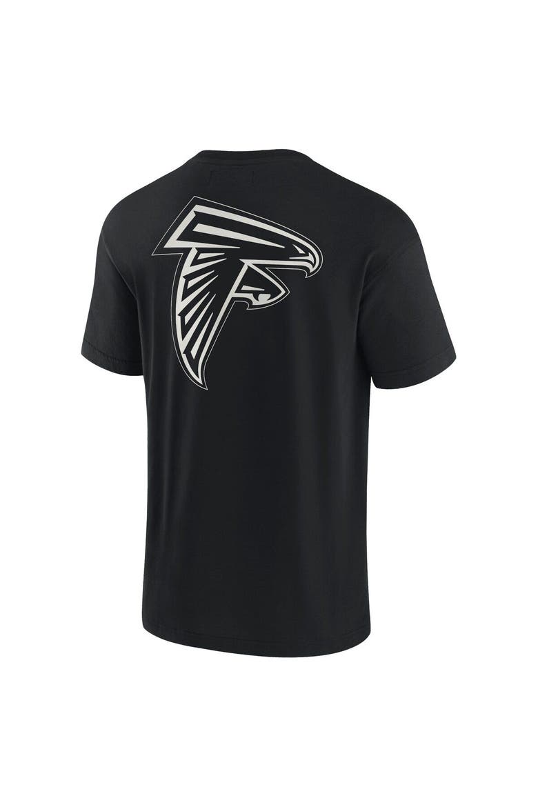 Unisex Fanatics Signature Black Atlanta Falcons Elements Super Soft Short Sleeve T-Shirt, Alternate, color, Black