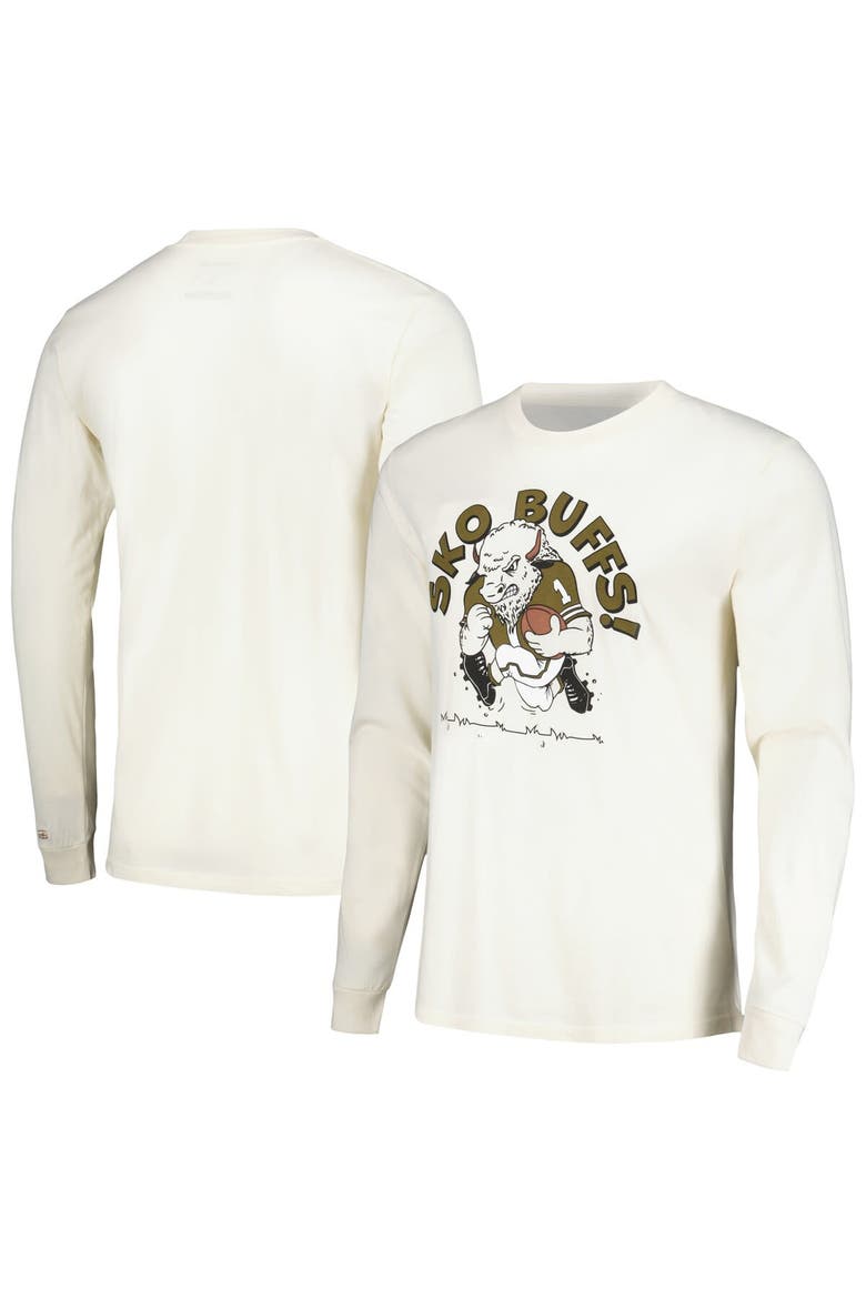 Men's Homefield Cream Colorado Buffaloes Long Sleeve T-Shirt, Alternate, color, Cream