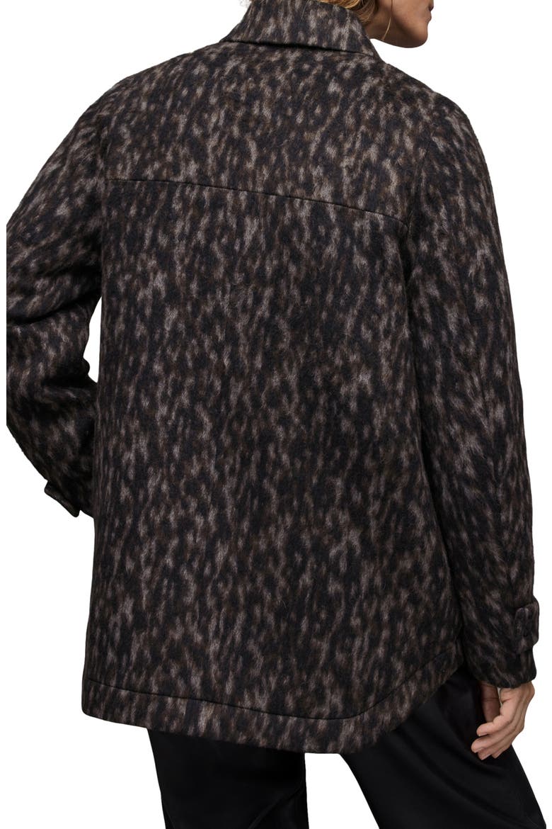 Jessa Leppo Abstract Leopard Print Jacket, Alternate, color, BROWN