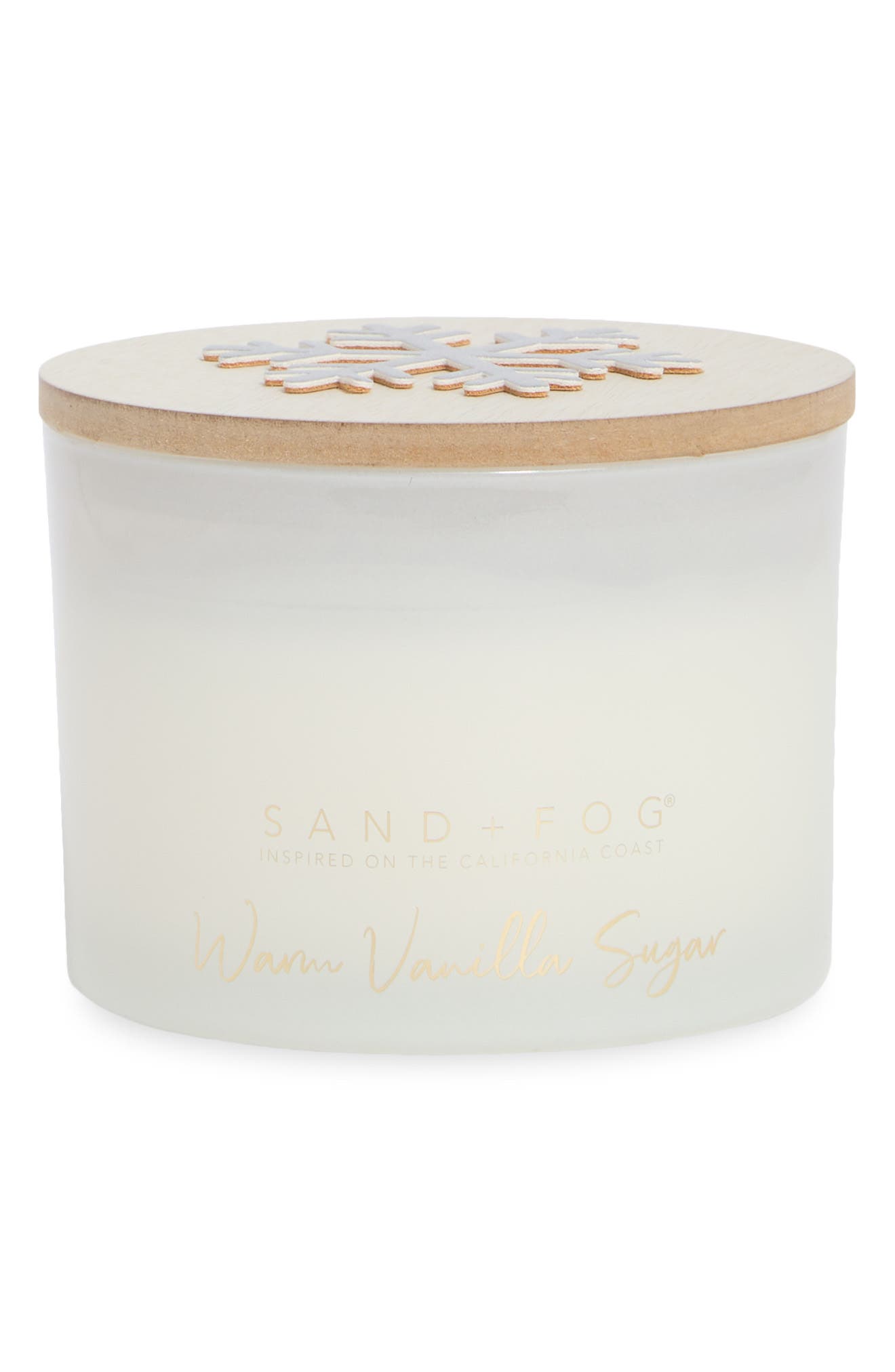 Warm Vanilla Sugar Leather Icon Candle