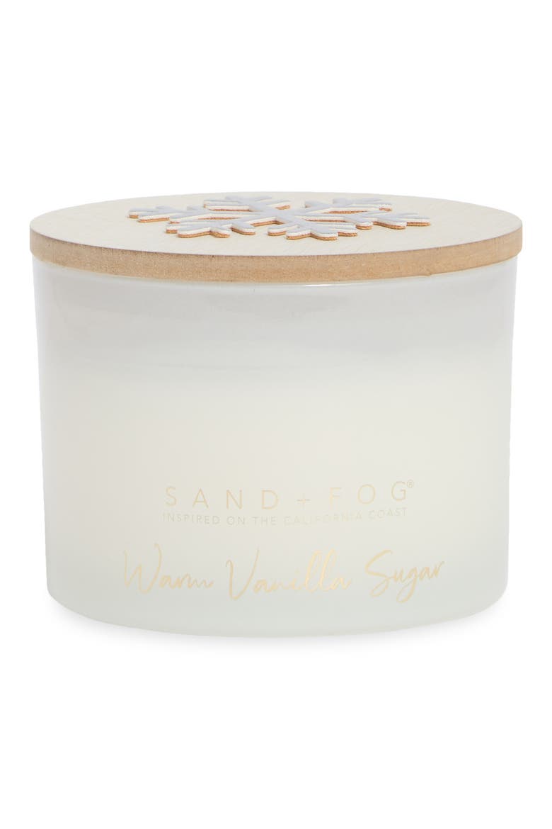Warm Vanilla Sugar Leather Icon Candle, Main, color, WARM VANILLA SUGAR