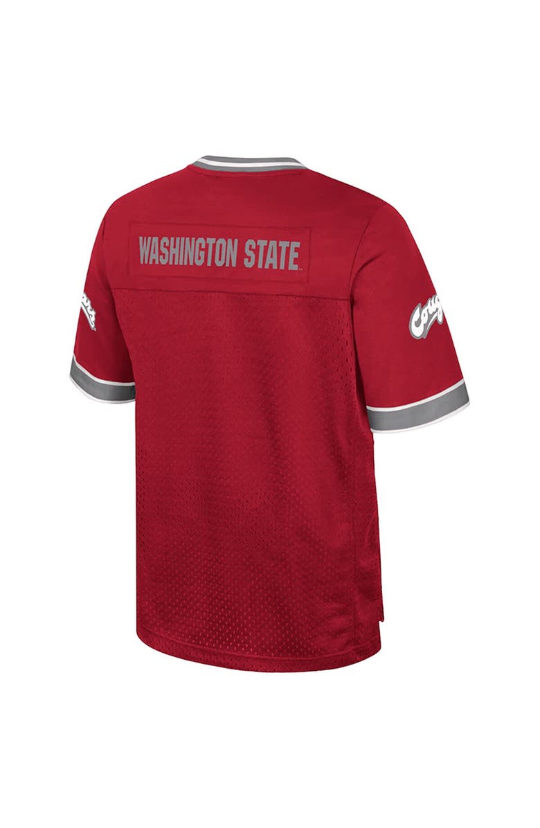 COLOSSEUM Men's Colosseum Crimson Washington State Cougars Nothing But The Hits Football Jersey, Alternate, color, Crimson