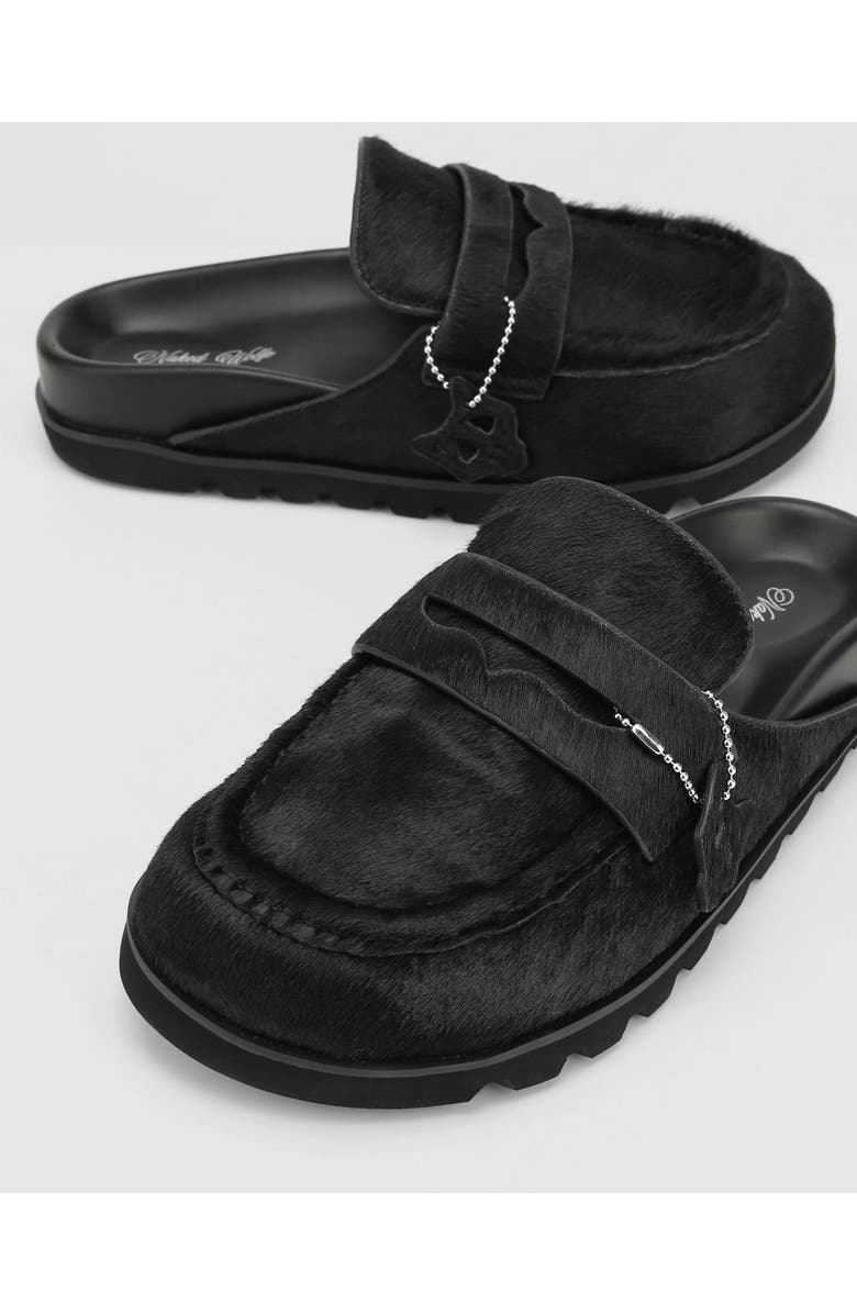 Naked Wolfe Cordless Camel Suede, Alternate, color, Black