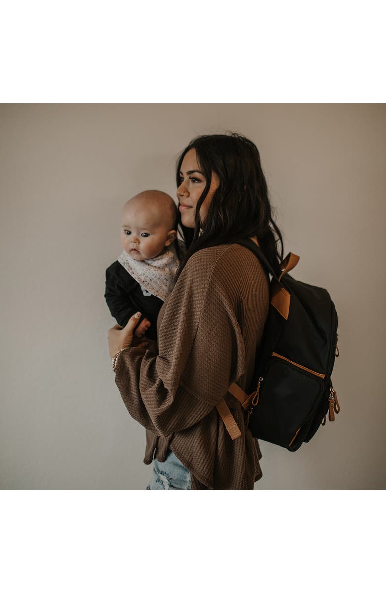 Parker Baby Co. Birch Bag Mini Diaper Backpack, Alternate, color, Black
