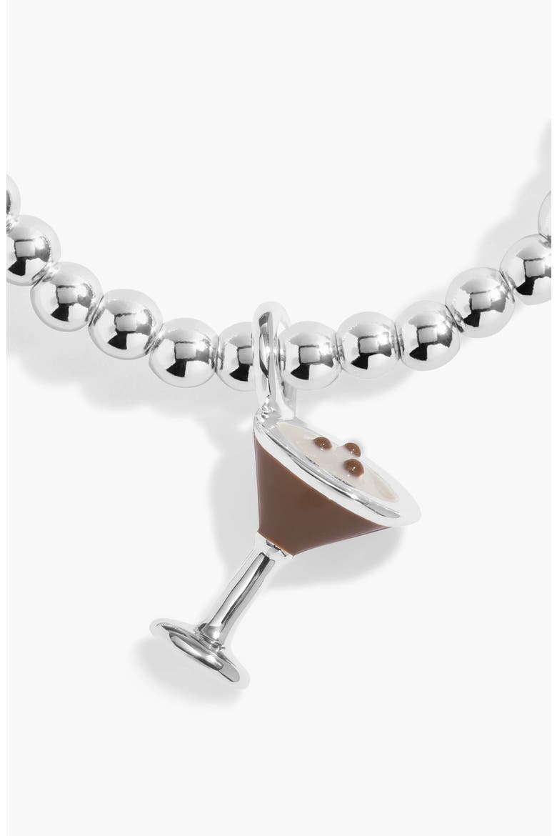 A Little Vibes 'Espresso Yourself' Bracelet, Alternate, color, Silver Plated