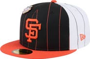 New Era Men's New Era Black San Francisco Giants Pinstripe 59FIFTY Fitted Hat