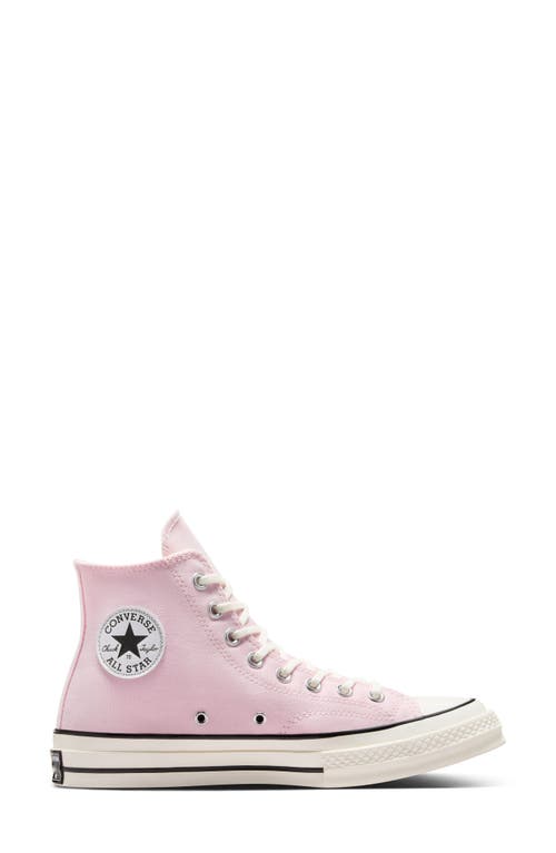 Converse Gender Inclusive Chuck 70 High Top Sneaker In Pink Frosting/egret/black