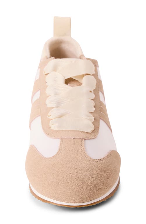 Free People Aces Sneaker In Chalk/desert Sand