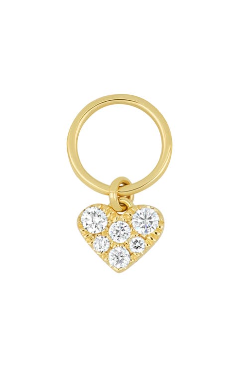 Icon Pavé Diamond Heart Charm