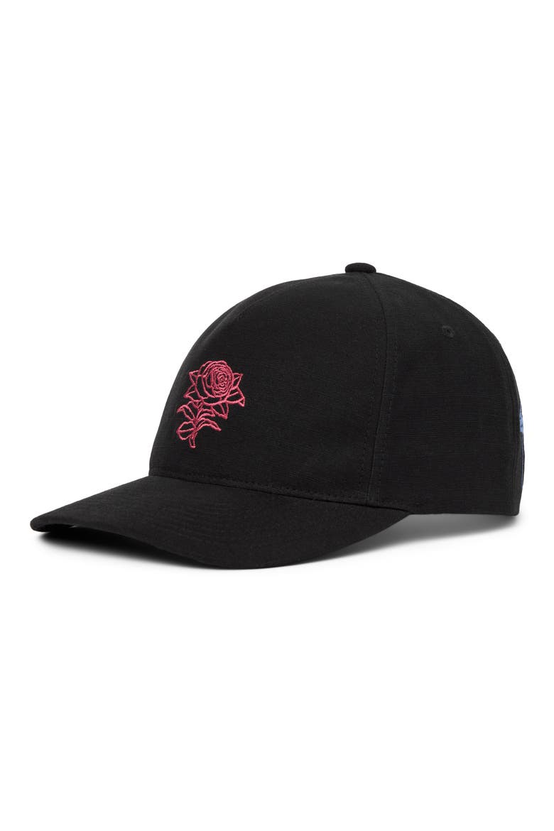 Passport Baseball Cap, Main, color, BLACK