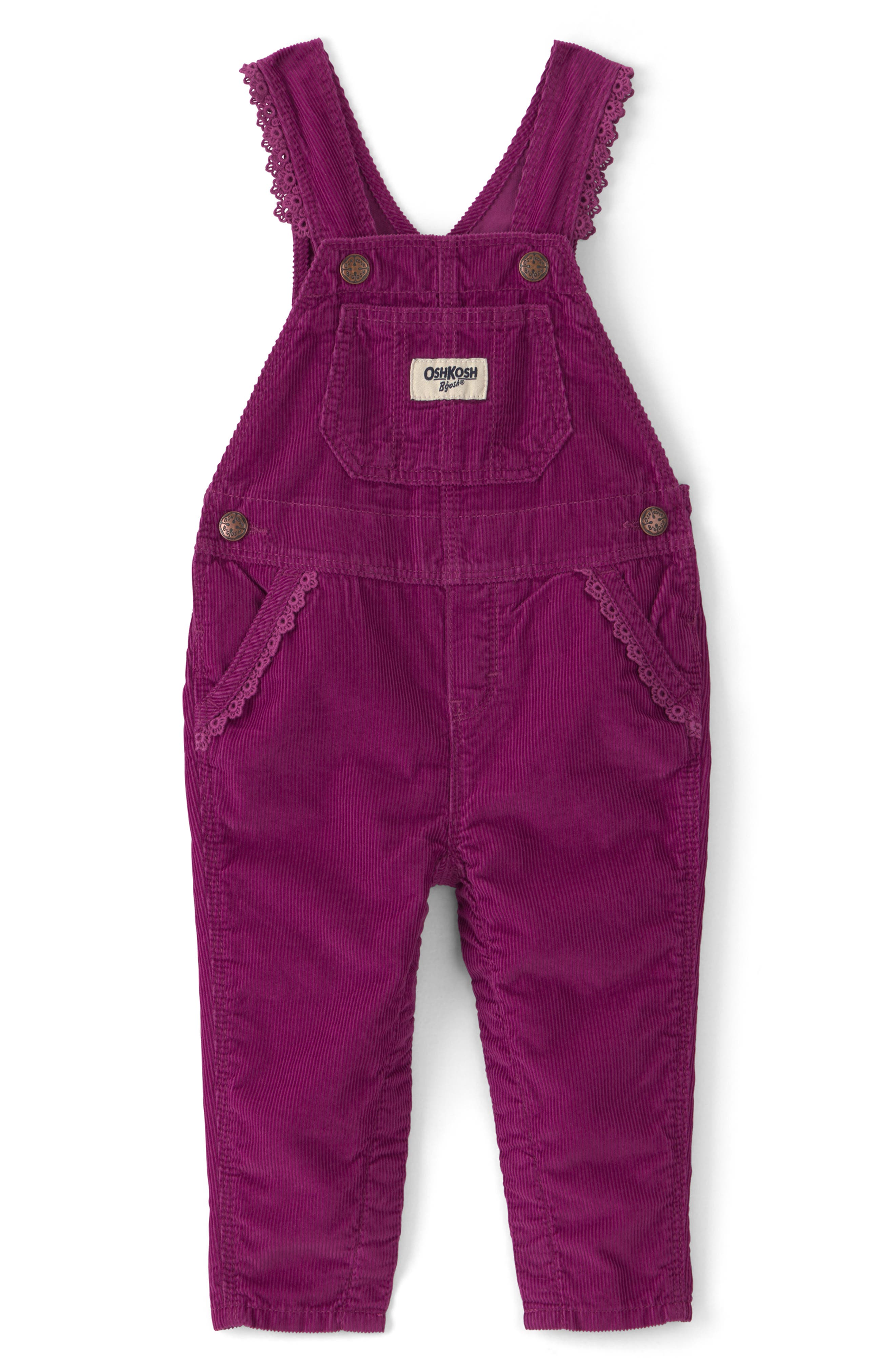selected PURPLE CORD OVERALL