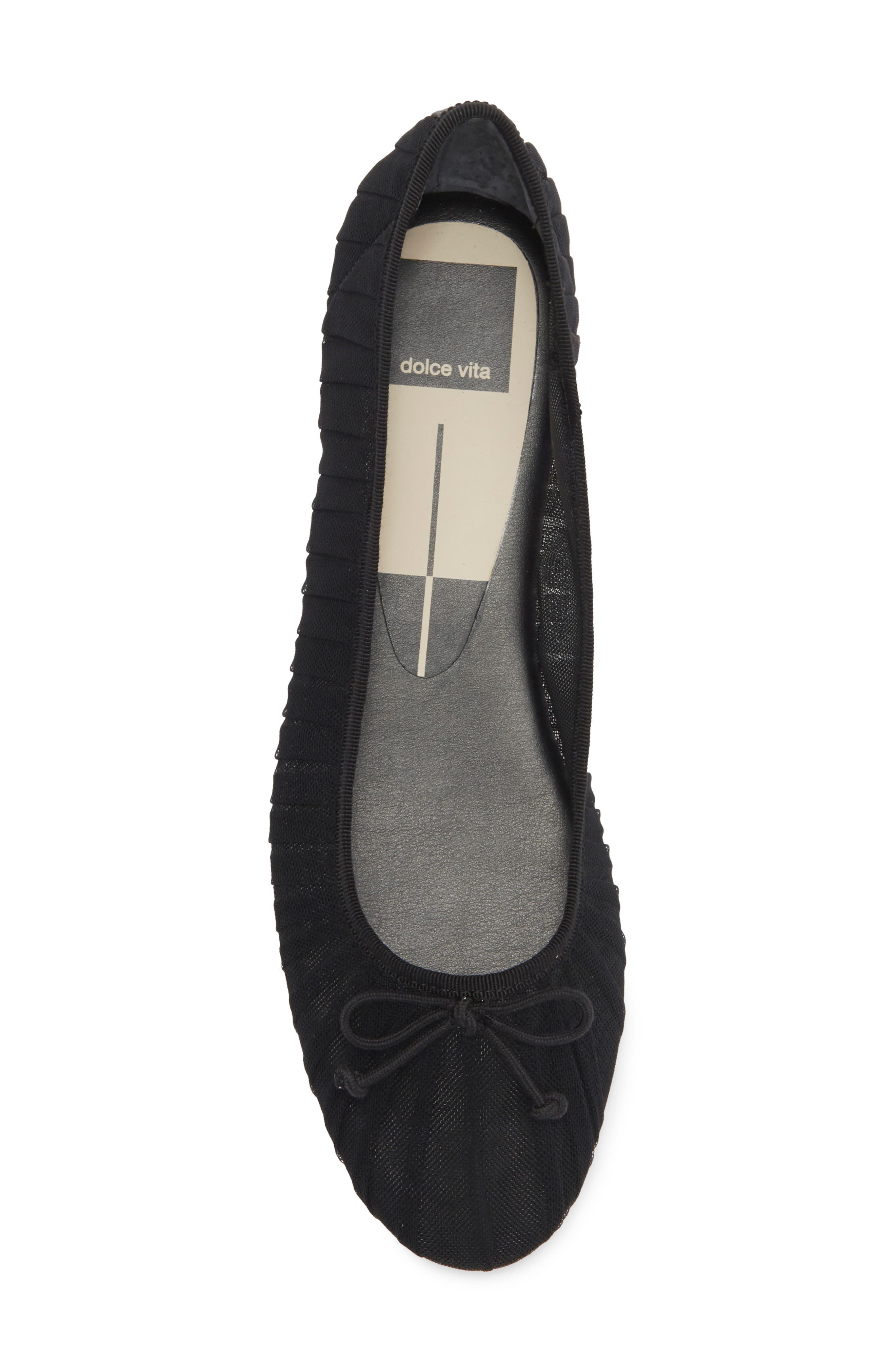 Dolce Vita Cianna Ballet Flat, Alternate, color, Onyx Tulle