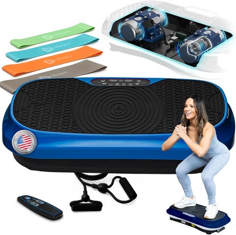 Waver Mini Vibration Plate Exercise Machine for Muscle Toning & Recovery