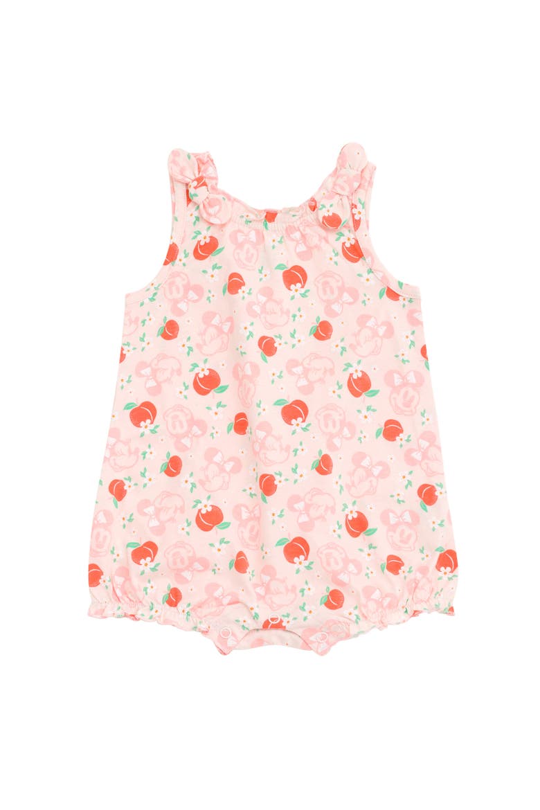 Minnie Mouse Sleeveless Bubble Romper, Main, color, Pink