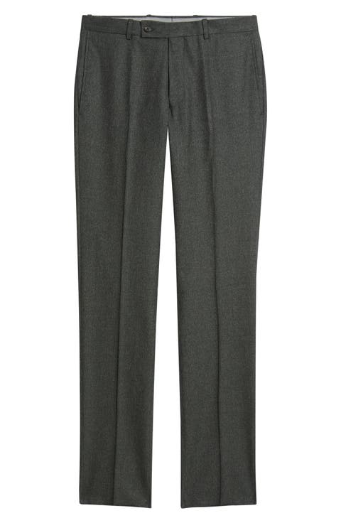 Patrick Flat Front Wool Blend Dress Pants