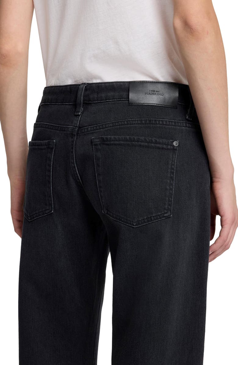 Seven Low Rise Relaxed Straight Leg Jeans, Alternate, color, Thunder Storm