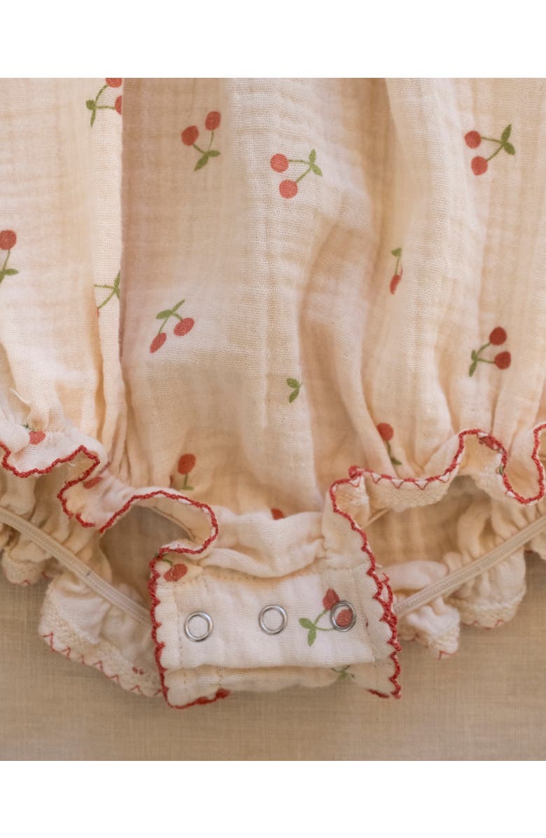 Wild Wawa Gauze Romper, Alternate, color, Cherries