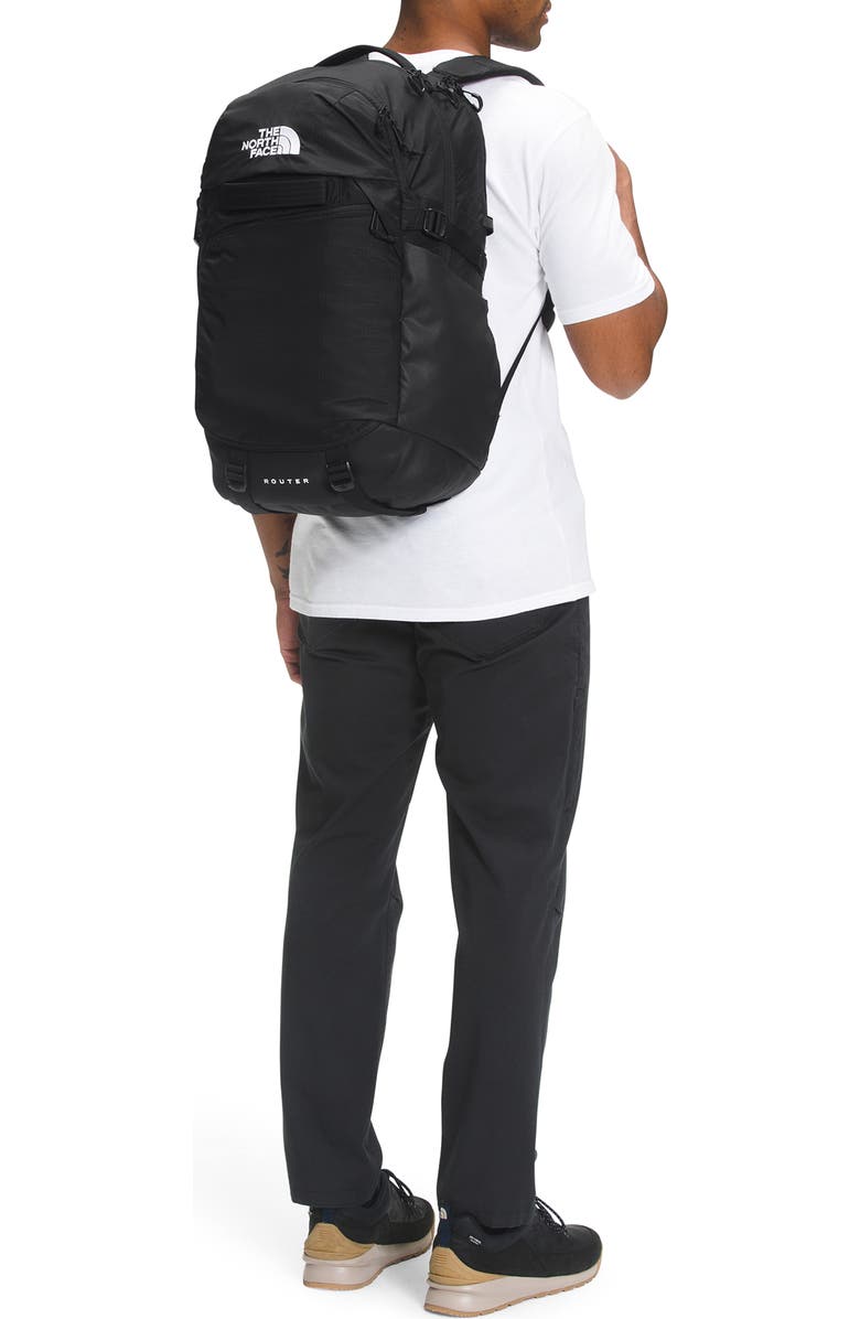 The North Face Router Water Repellent Nylon Ripstop Backpack, Alternate, color,