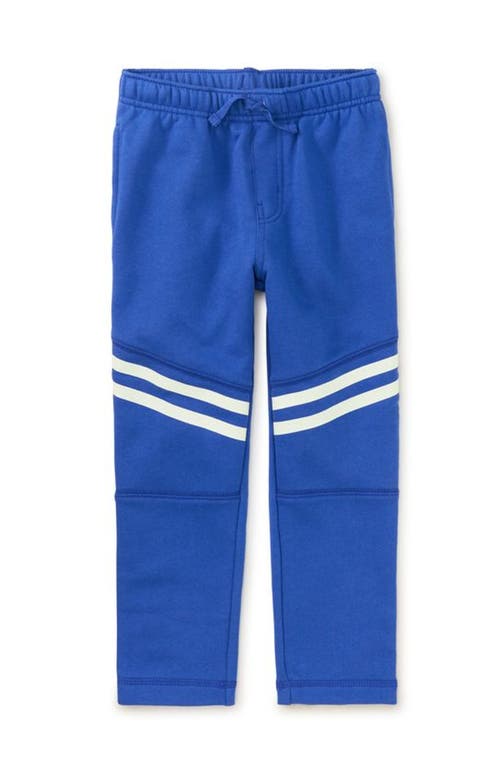 Tea Collection Speedy Striped Joggers In Blue