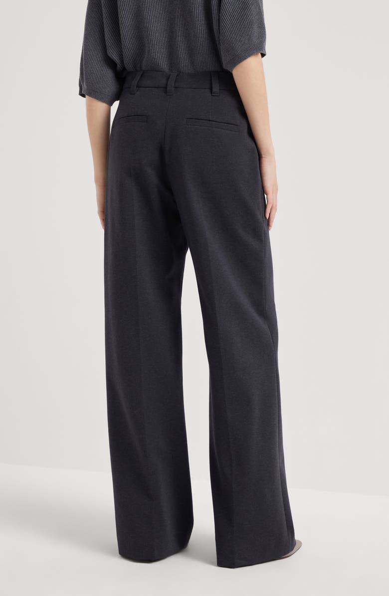 Brunello Cucinelli Loose Flared Trousers, Alternate, color, 
